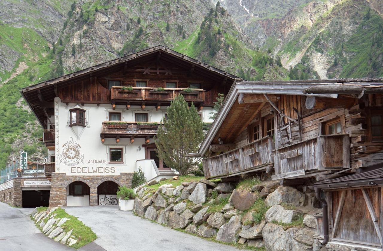 Landhaus Edelweiss Sankt Leonhard im Pitztal Exterior foto
